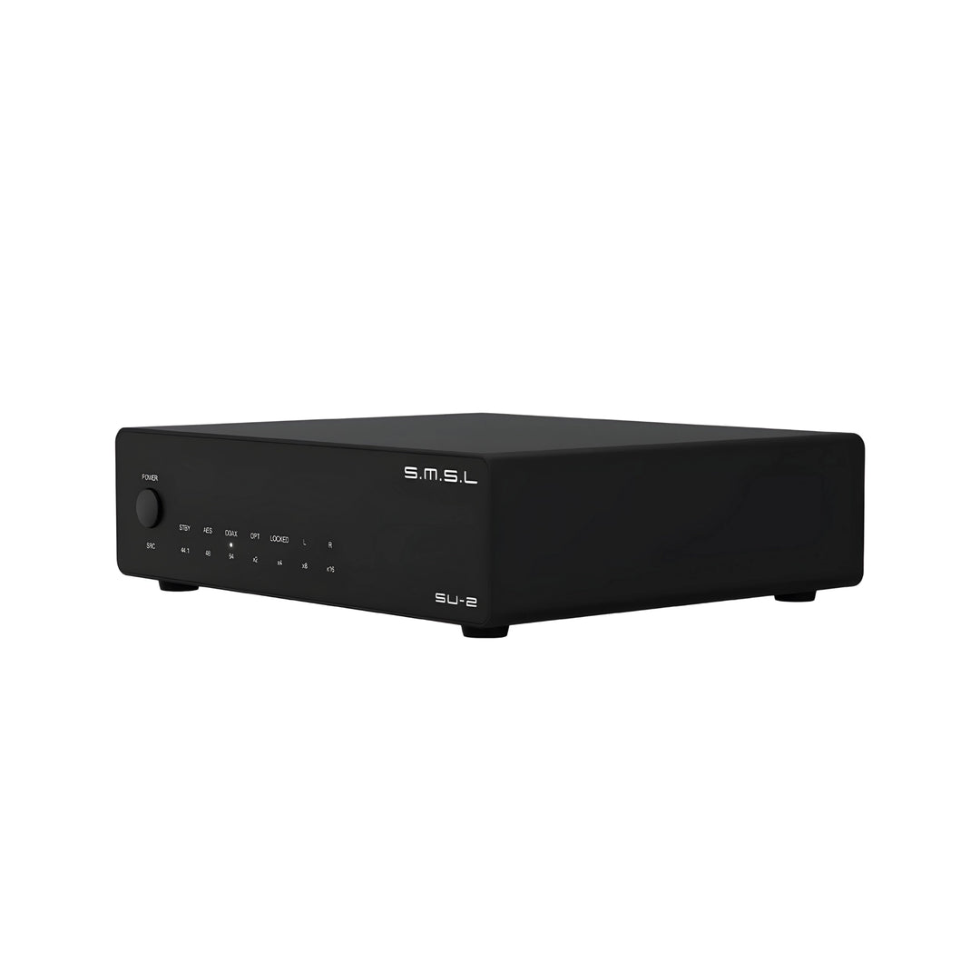 SMSL SU-2 desktop DAC front right 3 quarter whitebox