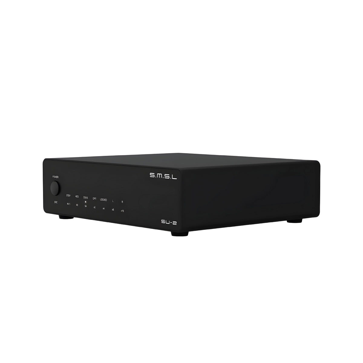 SMSL SU-2 desktop DAC front right 3 quarter whitebox