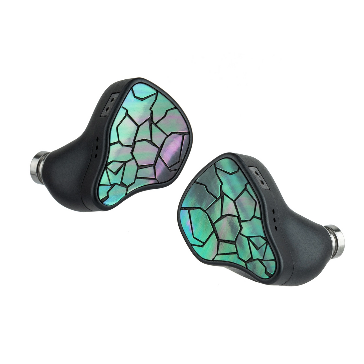 Thieaudio Hype 4 MKII iems front diagonal turned inwards whitebox
