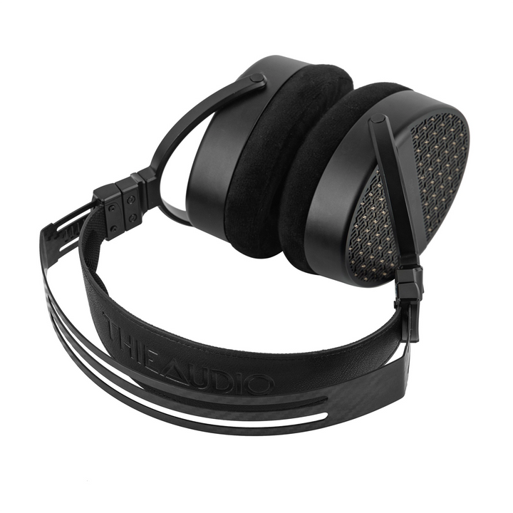 Thieaudio Cypher headphone lying down view of headband whitebox