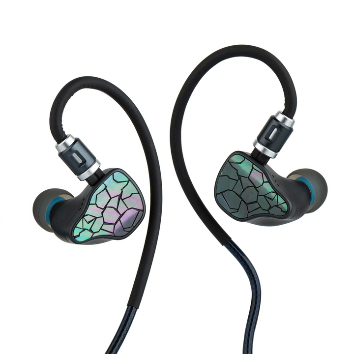 Thieaudio Hype 4 MKII iems front center attached to cable whitebox