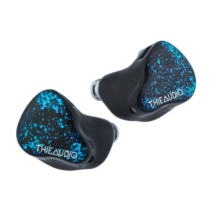 Thieaudio Hype 4 black front quarter over white background