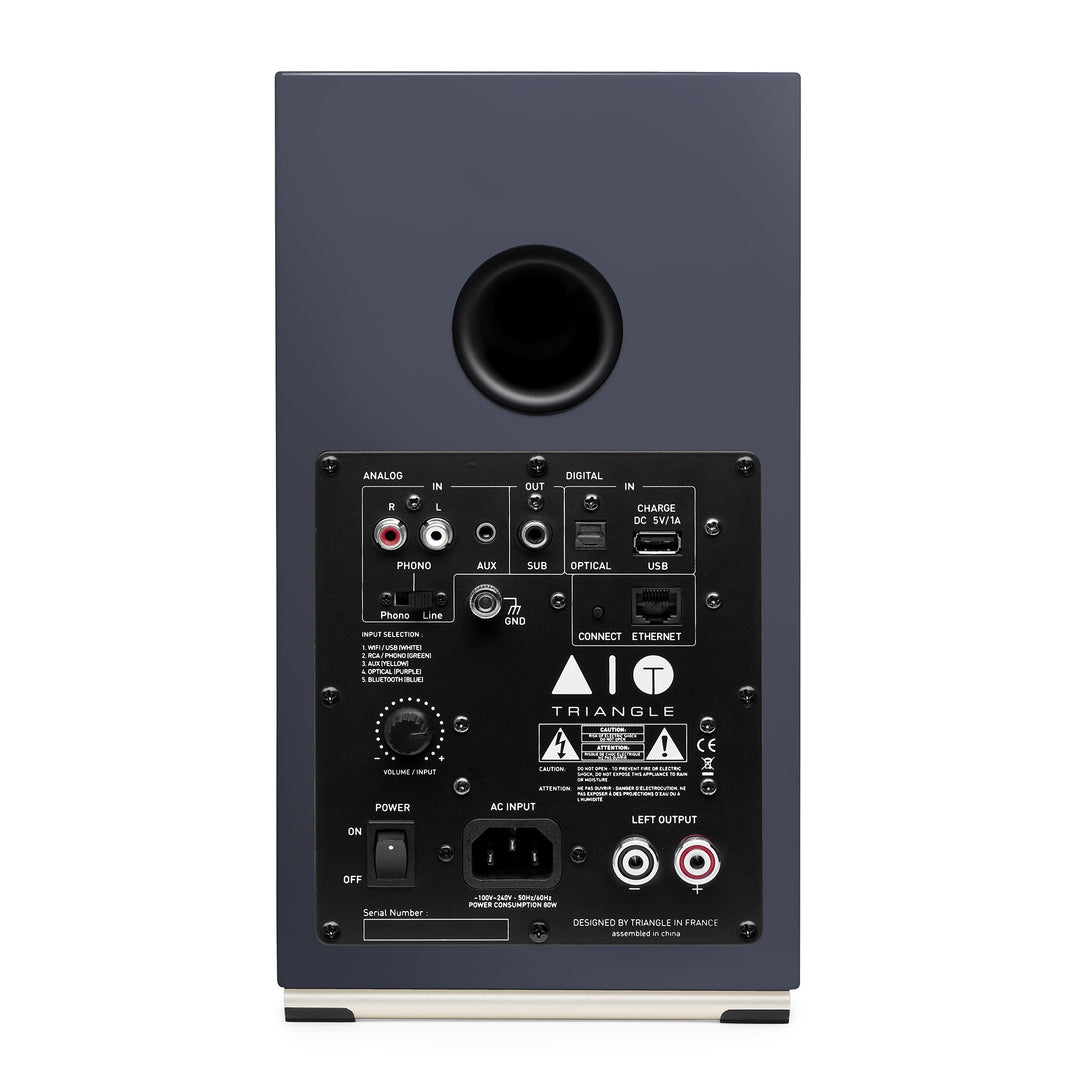 Triangle Audio AIO Twin Bookshelf | Active WiFi &amp; Bluetooth Speaker
