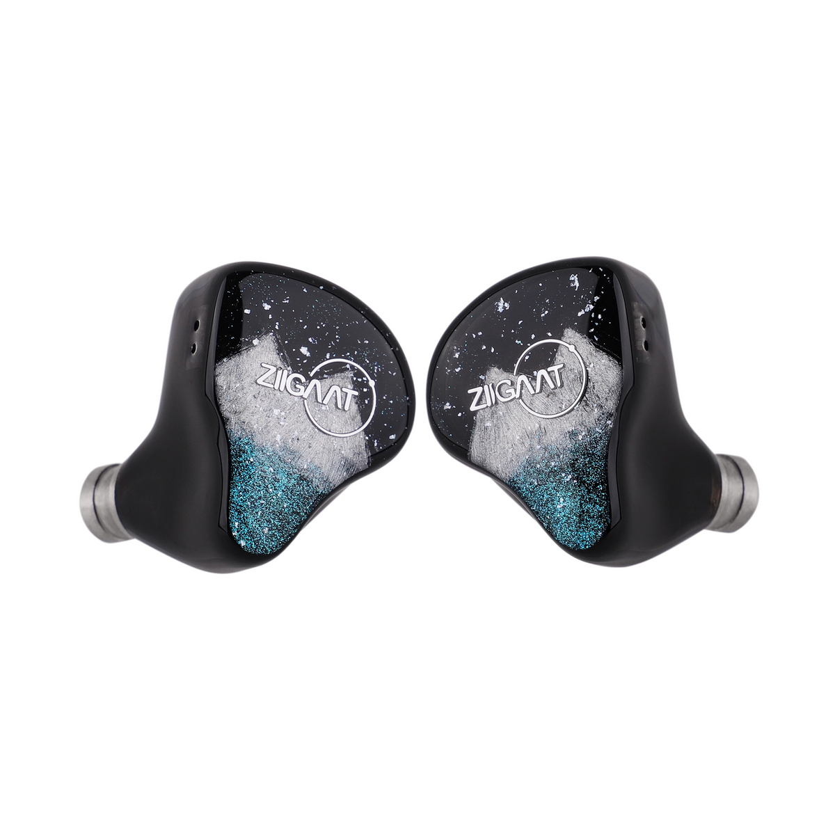 ZiiGaat Horizon IEMs front center whitebox