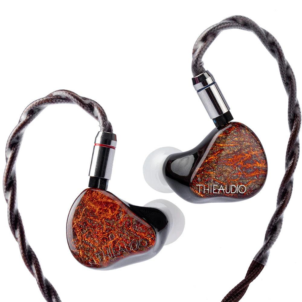 Thieaudio Monarch MKII front with attached cable over white background