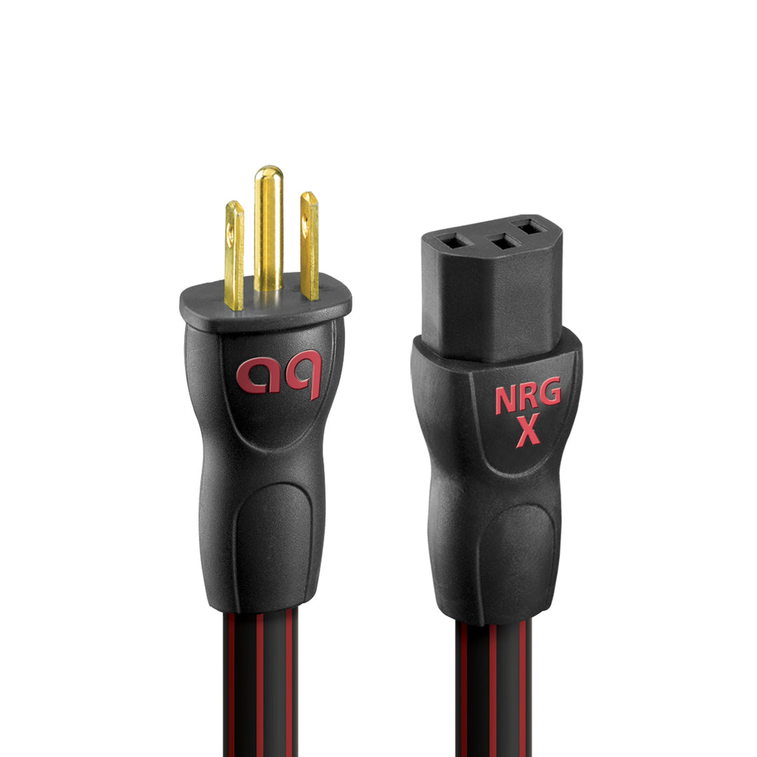 AudioQuest NRG-X3 C13 highlighting both C13 and US 3-pole connectors