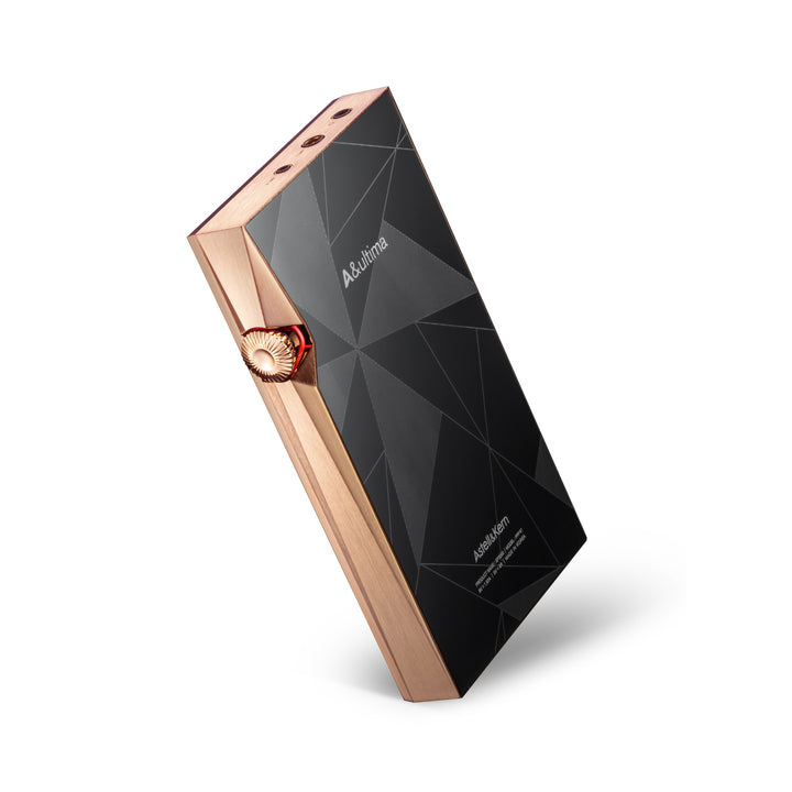 Astell&amp;Kern SP3000 copper rear quarter over white background