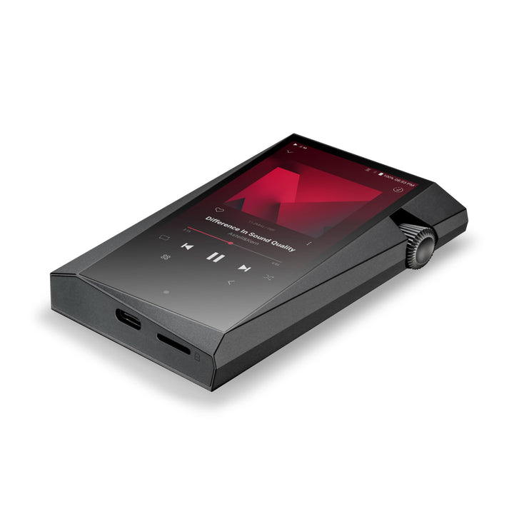Astell&amp;Kern SR35 player 3 quarter top over white background