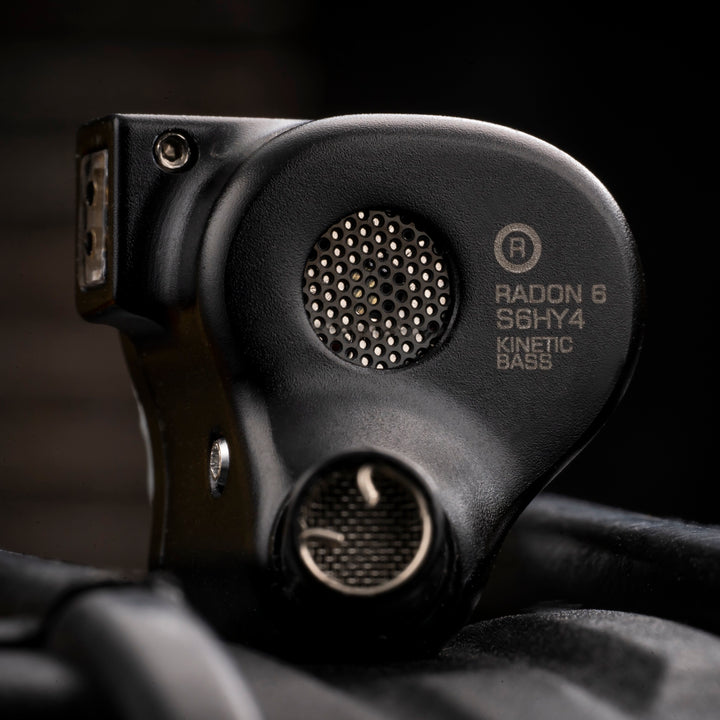 FiR Audio Radon 6 right earphone rear closeup